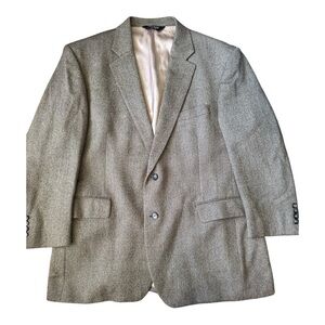 Jos A Bank Brown houndstooth Classic Sports Coat 46